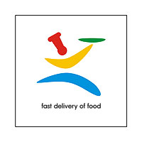 Fast delivery of food. Логотипы, эмблемы и фирменный стиль