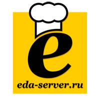 Еда-сервер.ру  Eda-server.ru. Логотипы, эмблемы и фирменный стиль