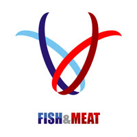 Logo Fish&Meat. Логотип.