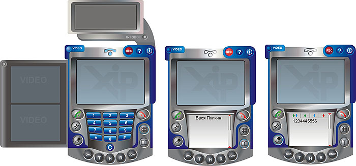 Интерфейс виртуального телефона, Internet Phone Interface, SoftPhone, Web Phone Interface.
