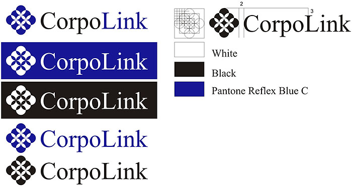 Corpolink. Logotype. Trade mark.