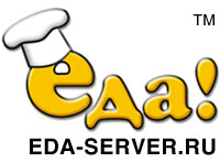 Логотип интернет-проекта Eda-server.ru Логотип. Эмблема.