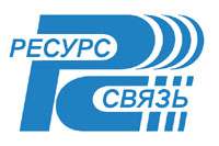 Коммуникационная компания "Ресурс-Связь". Логотип. Эмблема.